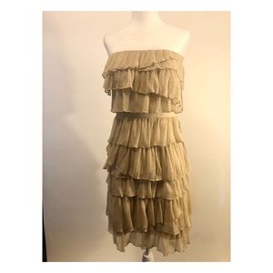 J. Crew Women’s strapless dress, 100% silk